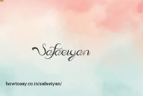 Safaeiyan