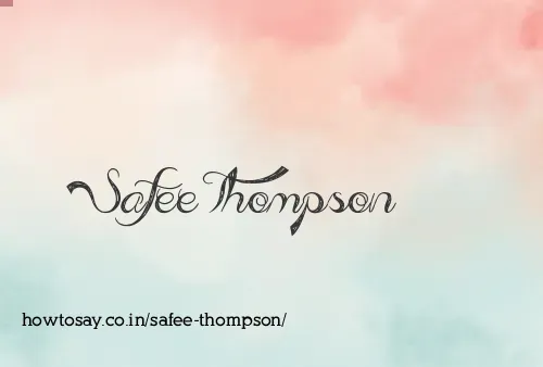 Safee Thompson