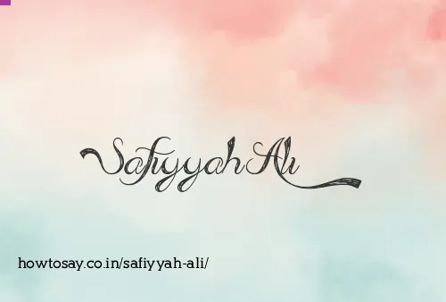 Safiyyah Ali