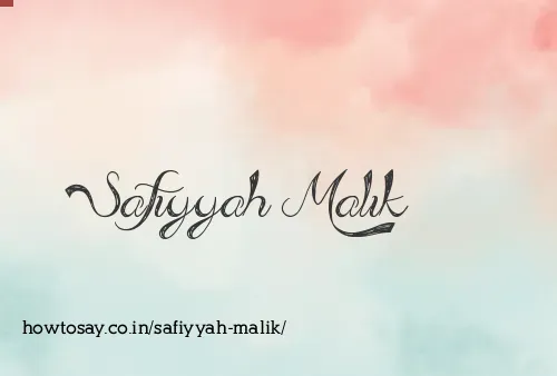 Safiyyah Malik