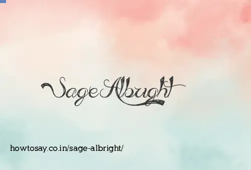 Sage Albright
