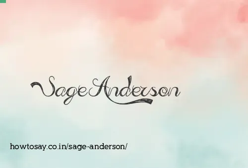 Sage Anderson