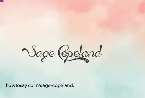 Sage Copeland