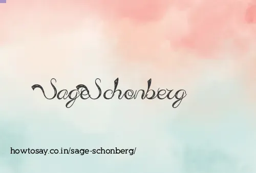 Sage Schonberg