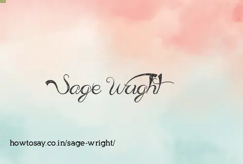 Sage Wright