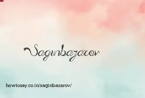 Saginbazarov