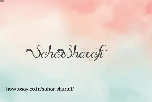 Sahar Sharafi