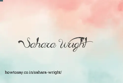 Sahara Wright