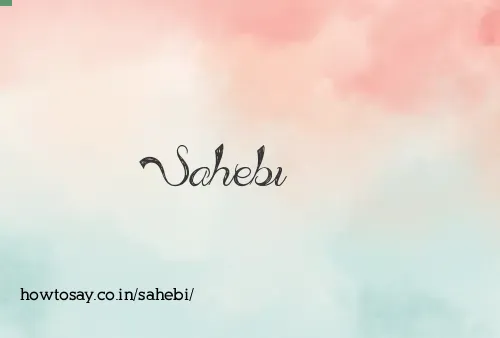 Sahebi