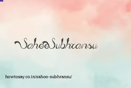 Sahoo Subhransu