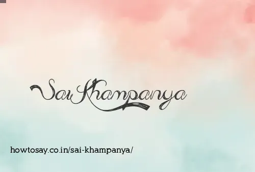 Sai Khampanya
