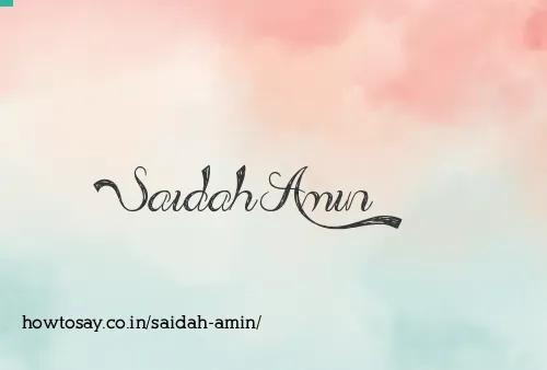 Saidah Amin