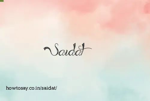 Saidat