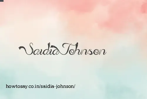 Saidia Johnson