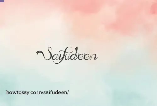 Saifudeen