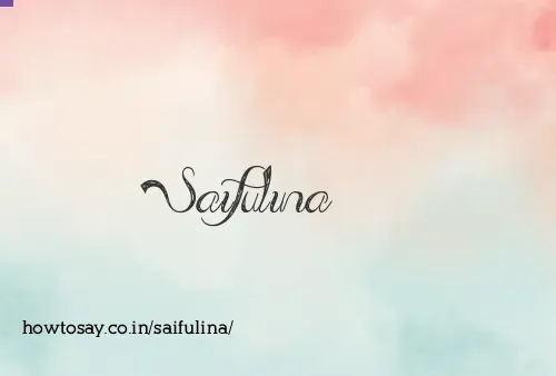 Saifulina
