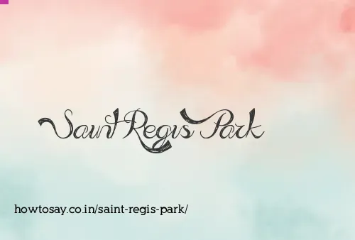Saint Regis Park