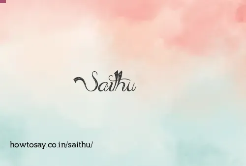 Saithu