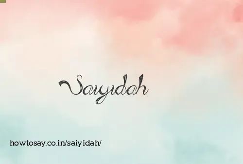 Saiyidah