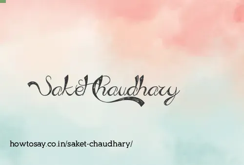 Saket Chaudhary