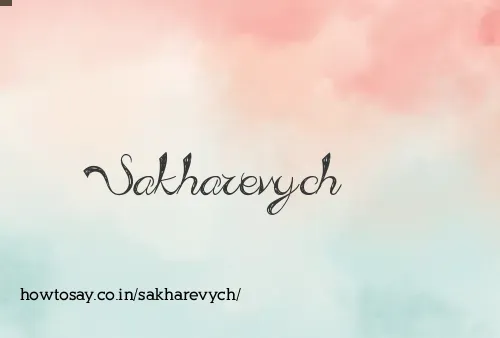 Sakharevych