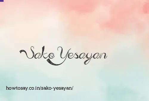 Sako Yesayan