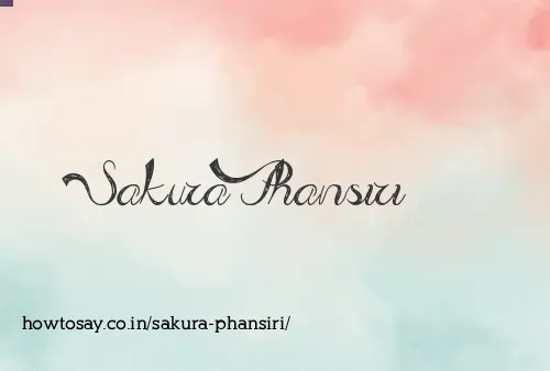Sakura Phansiri