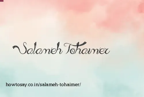 Salameh Tohaimer