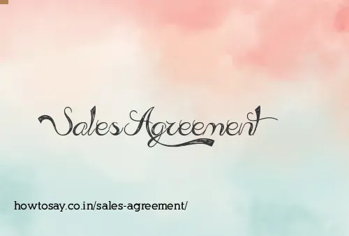 Sales Agreement