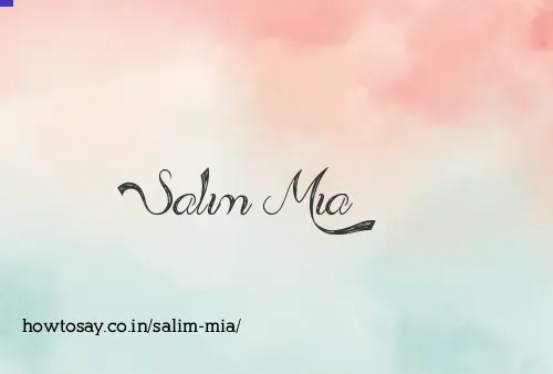 Salim Mia