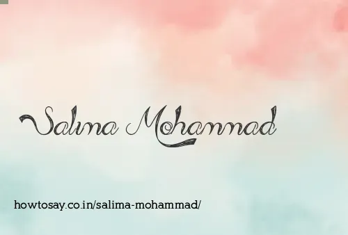 Salima Mohammad