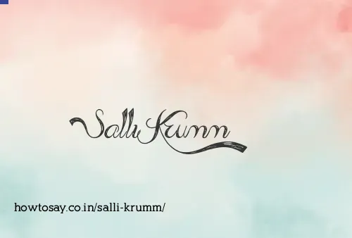 Salli Krumm