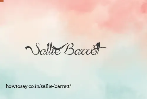Sallie Barrett