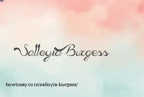 Salloyia Burgess
