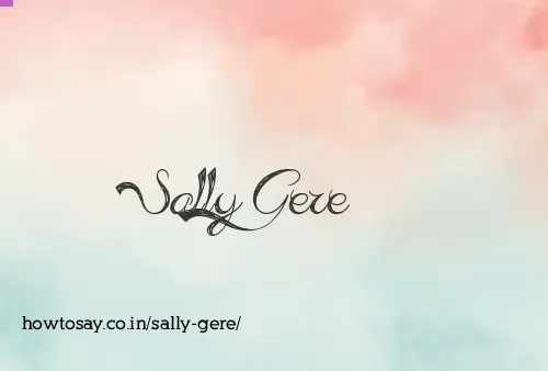 Sally Gere