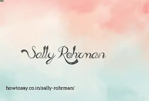 Sally Rohrman