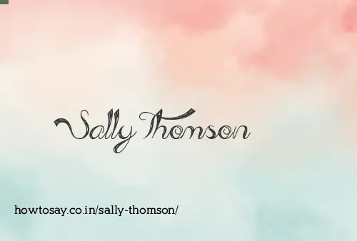 Sally Thomson