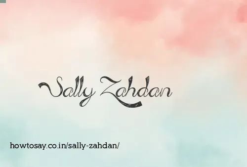 Sally Zahdan
