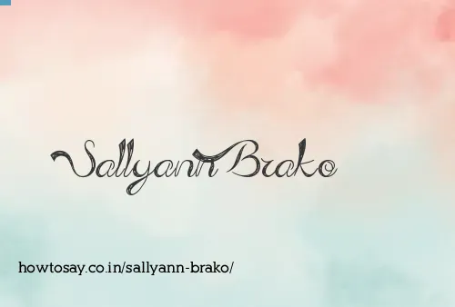 Sallyann Brako