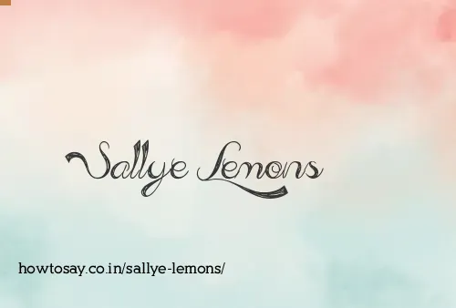 Sallye Lemons