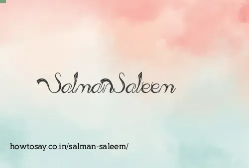 Salman Saleem