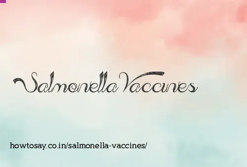 Salmonella Vaccines