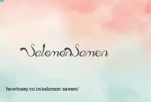 Salomon Samen