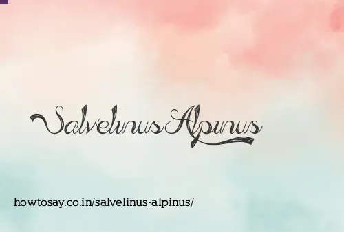 Salvelinus Alpinus