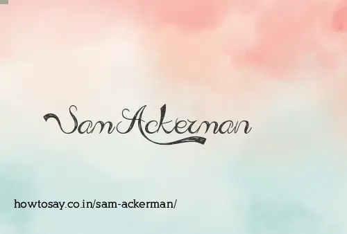 Sam Ackerman