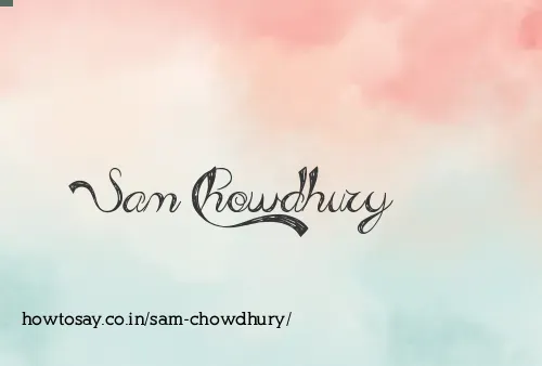 Sam Chowdhury
