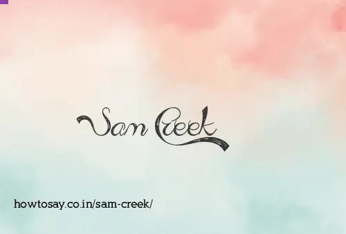 Sam Creek