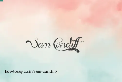 Sam Cundiff