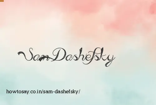Sam Dashefsky