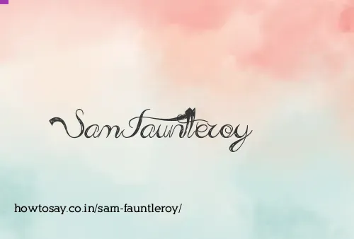 Sam Fauntleroy